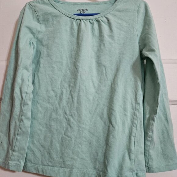 Lot of Long Sleeved Tops Green CARTER’S and Pink SO Girls Size 7 - Picture 4 of 5